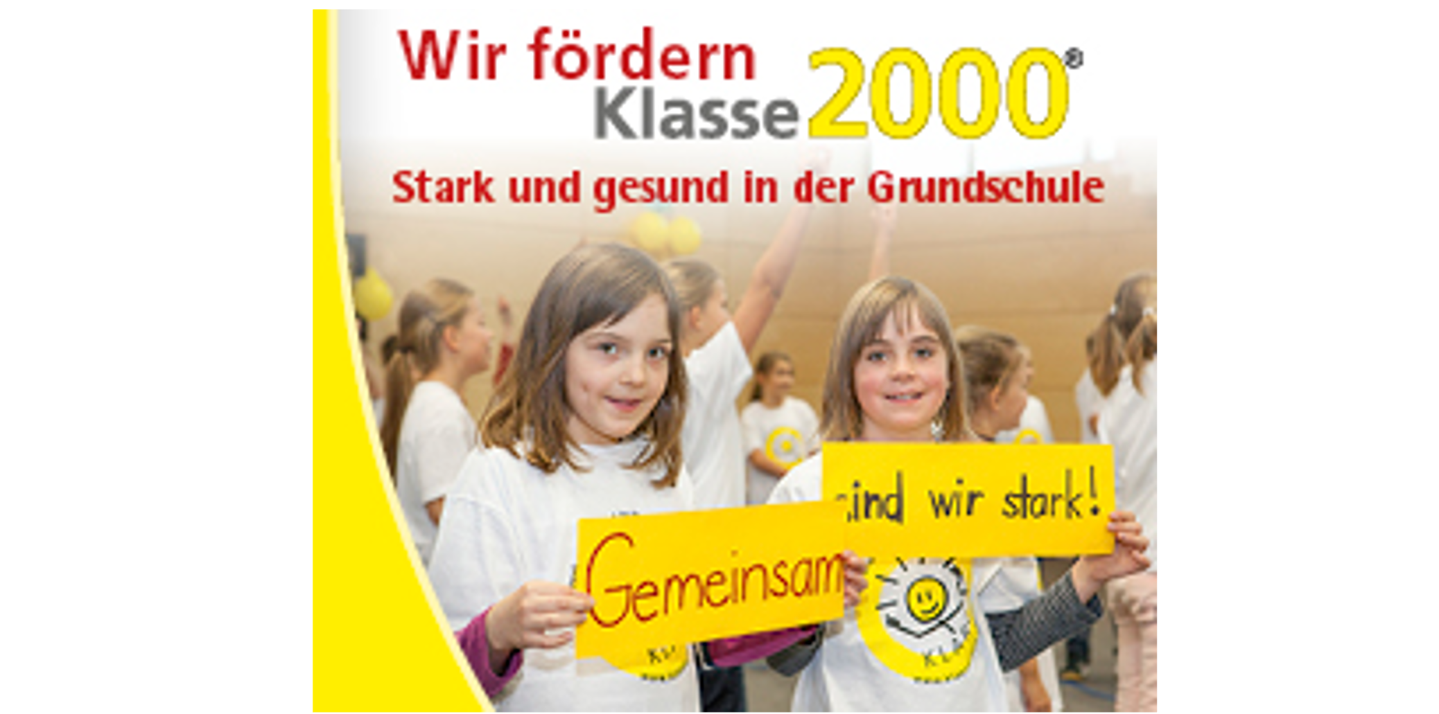 Zwei Grundschulkinder im Klasse2000 Programm