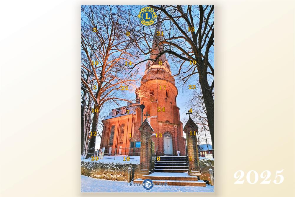 Vorderseite des Weihnachtskalenders 2025